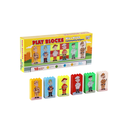 PLAY BLOCK MIX N MATCH - COMMUNITY HELPERS