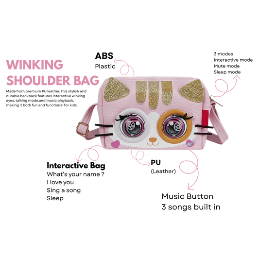 WINKING ELF SHOULDER BAG - CAT