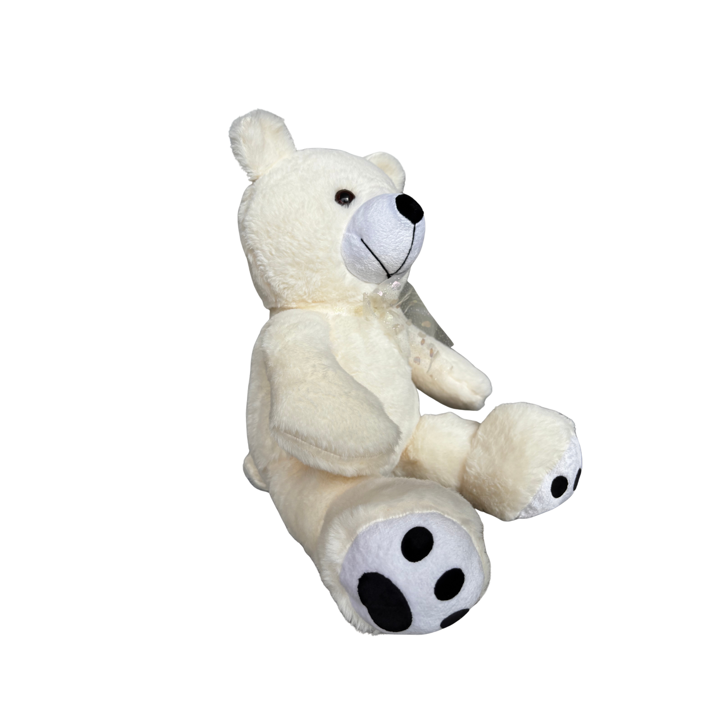 CLASSIC WHITE TEDDY BEAR - 50 CMS