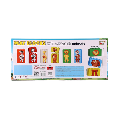 PLAY BLOCK MIX N MATCH ANIMALS