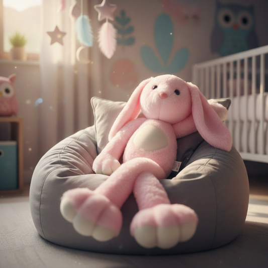 LONG LEGGED PINK BUNNY SOFT TOY – 62 CM