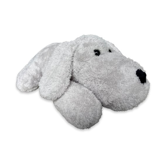 GREY FLOPPY DOG SOFT TOY – 40 CM