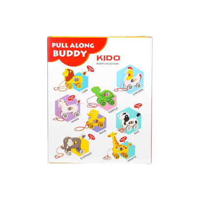 PULL ALONG BUDDY - GIRAFFE