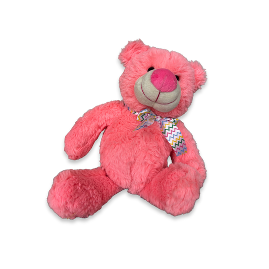 PINK TEDDY BEAR SOFT TOY – 29CM
