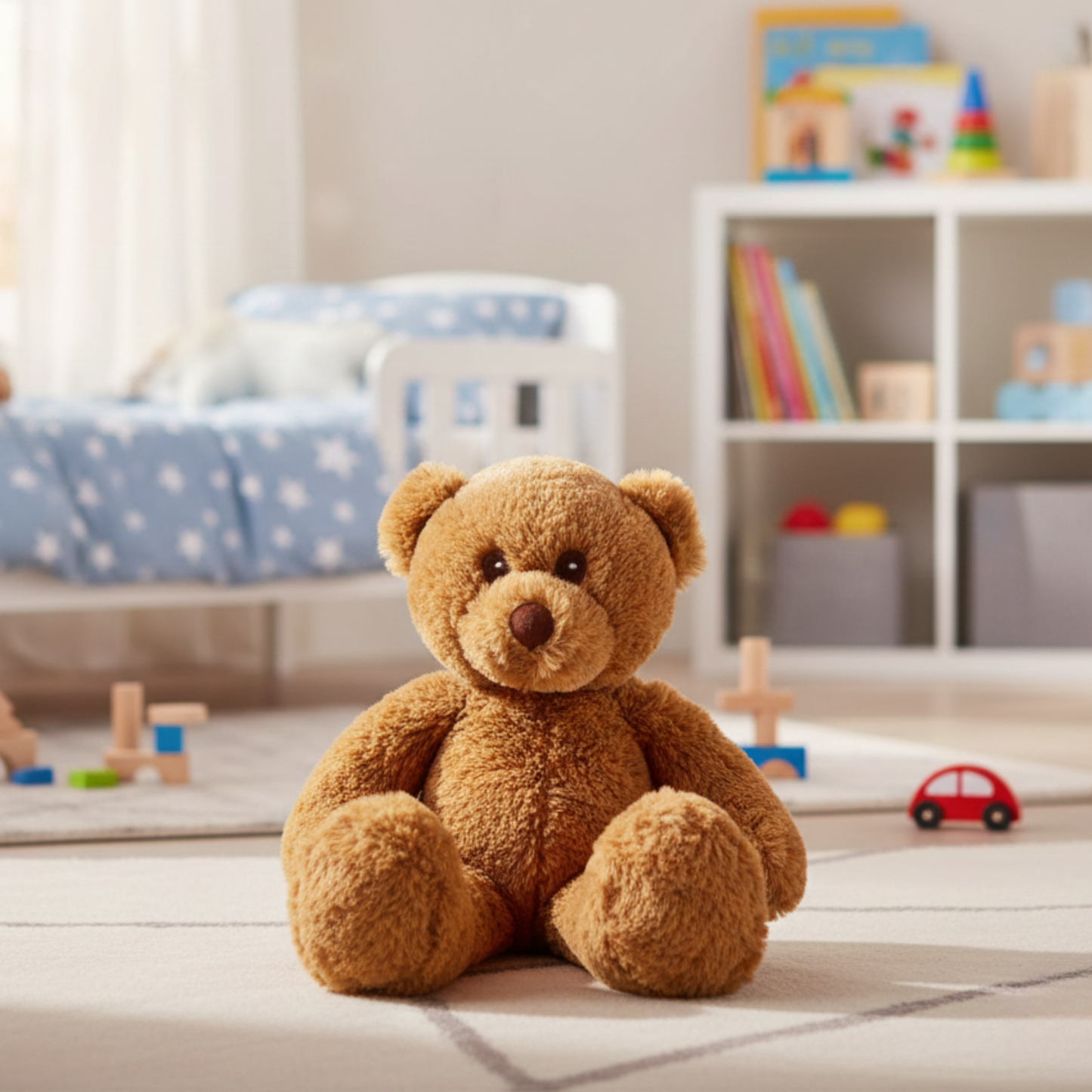 CLASSIC BROWN TEDDY BEAR SOFT TOY - 40 CMS