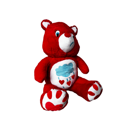 RED CARE BEAR - 70 CMS