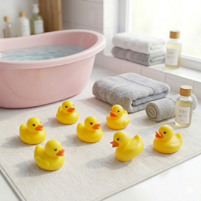 Squeezy Baby Duck Chu Chu Toy (Set of 12)
