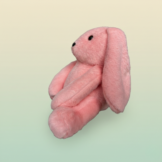 ADORABLE LIGHT PINK BUNNY PLUSH TOY - 45 CMS
