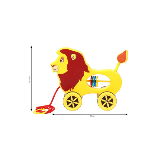 PULL ALONG BUDDY - LION