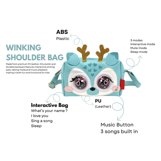 WINKING ELF SHOULDER BAG - DEER