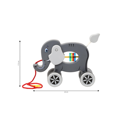 PULL ALONG BUDDY - ELEPHANT