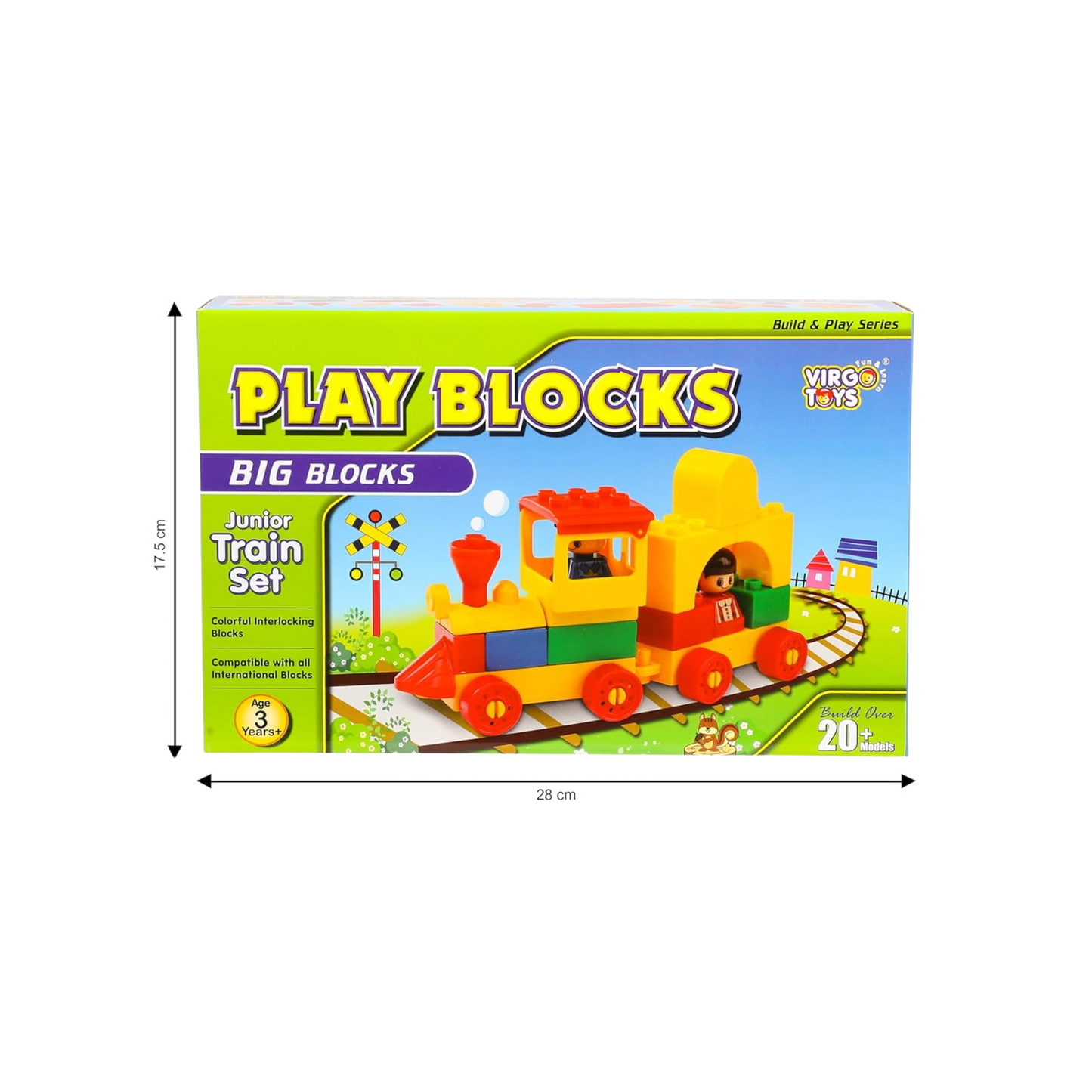 PLAY BLOCKS - JUNIOR TRAIN SET
