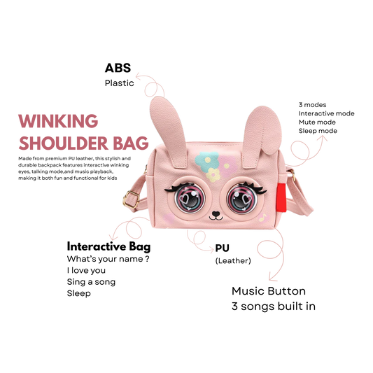 WINKING ELF SHOULDER BAG - RABBIT