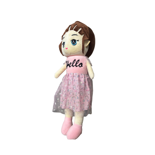 HELLO PINK DOLL - 60 CMS