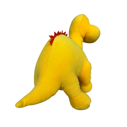 YELLOW DINOSOUR SOFT TOY - 25 CMS