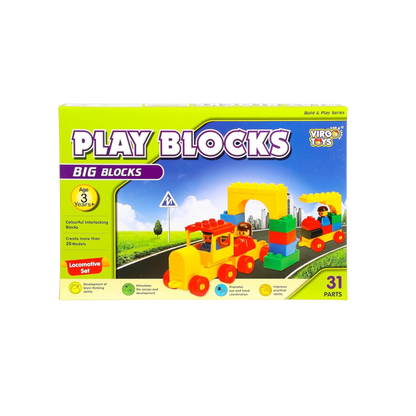 PLAY BLOCKS - LOCOMOTIVE SET