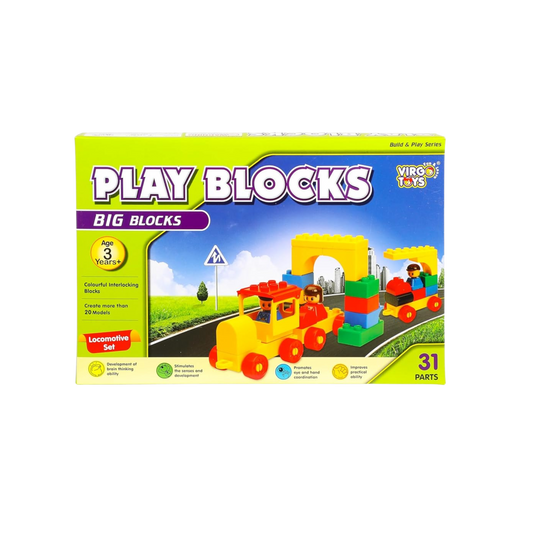 PLAY BLOCKS - LOCOMOTIVE SET