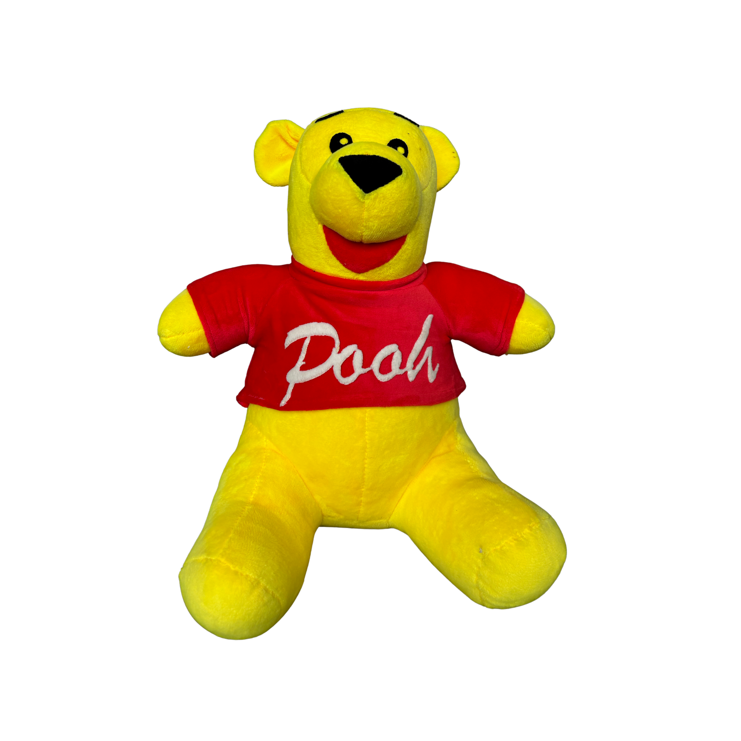 YELLOW BEAR WITH RED T-SHIRT - 25 CMS