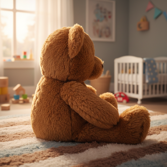 CLASSIC BROWN TEDDY BEAR SOFT TOY - 40 CMS