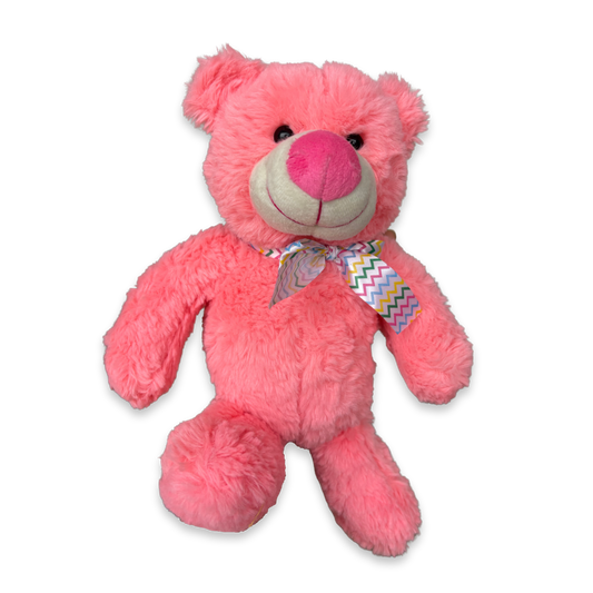 PINK TEDDY BEAR SOFT TOY – 29CM