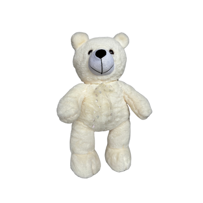 CLASSIC WHITE TEDDY BEAR - 50 CMS