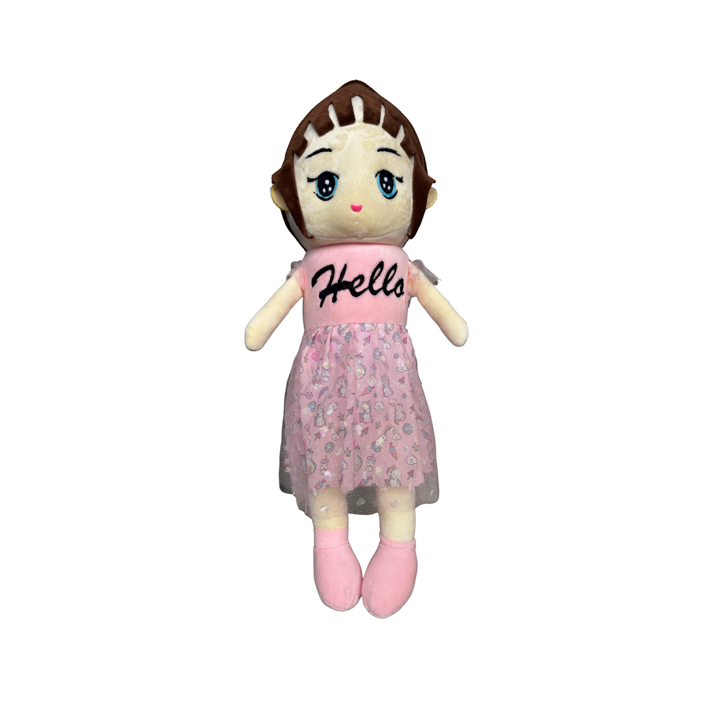HELLO PINK DOLL - 60 CMS
