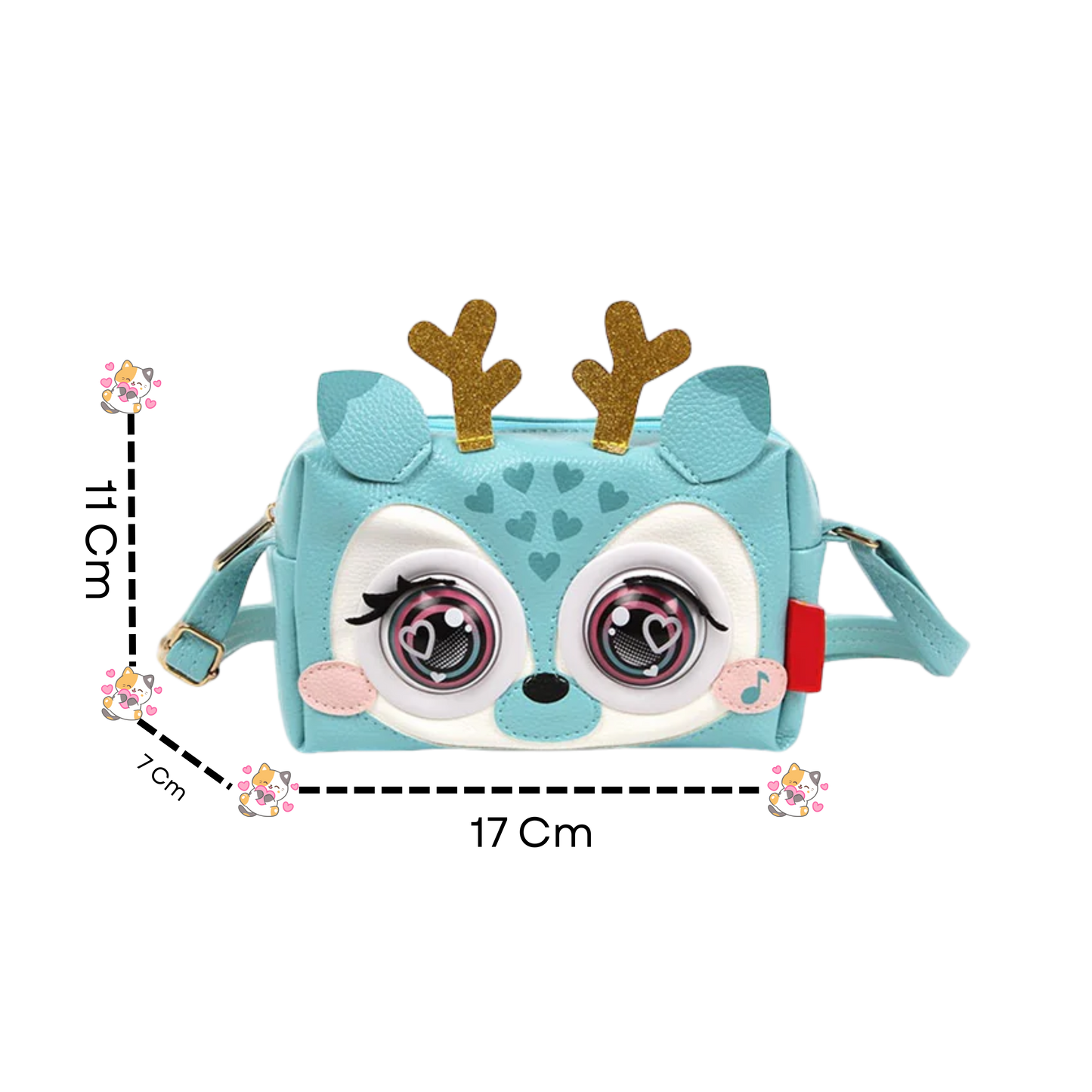 WINKING ELF SHOULDER BAG - DEER