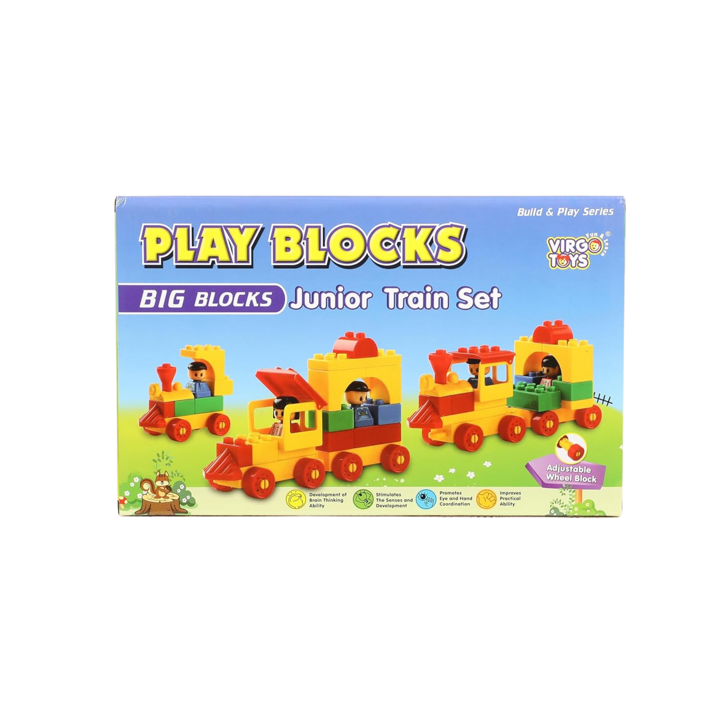 PLAY BLOCKS - JUNIOR TRAIN SET
