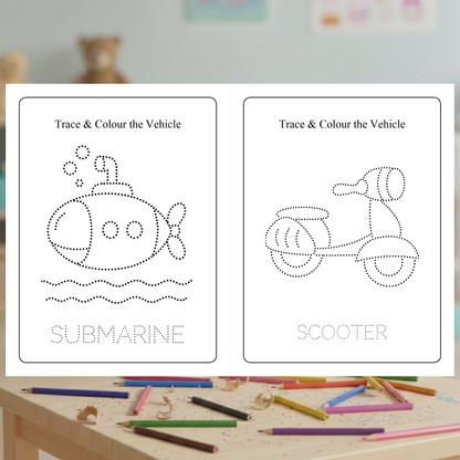 MY FIRST VEHICLES TRACING BOOK