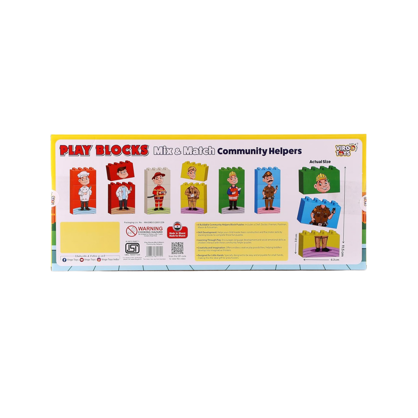 PLAY BLOCK MIX N MATCH - COMMUNITY HELPERS