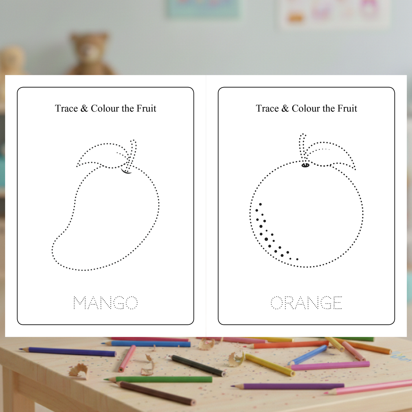 MY FIRST FRUITS TRACING BOOK