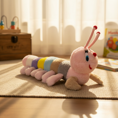 PASTEL CATERPILLAR SOFT TOY – 70 CM