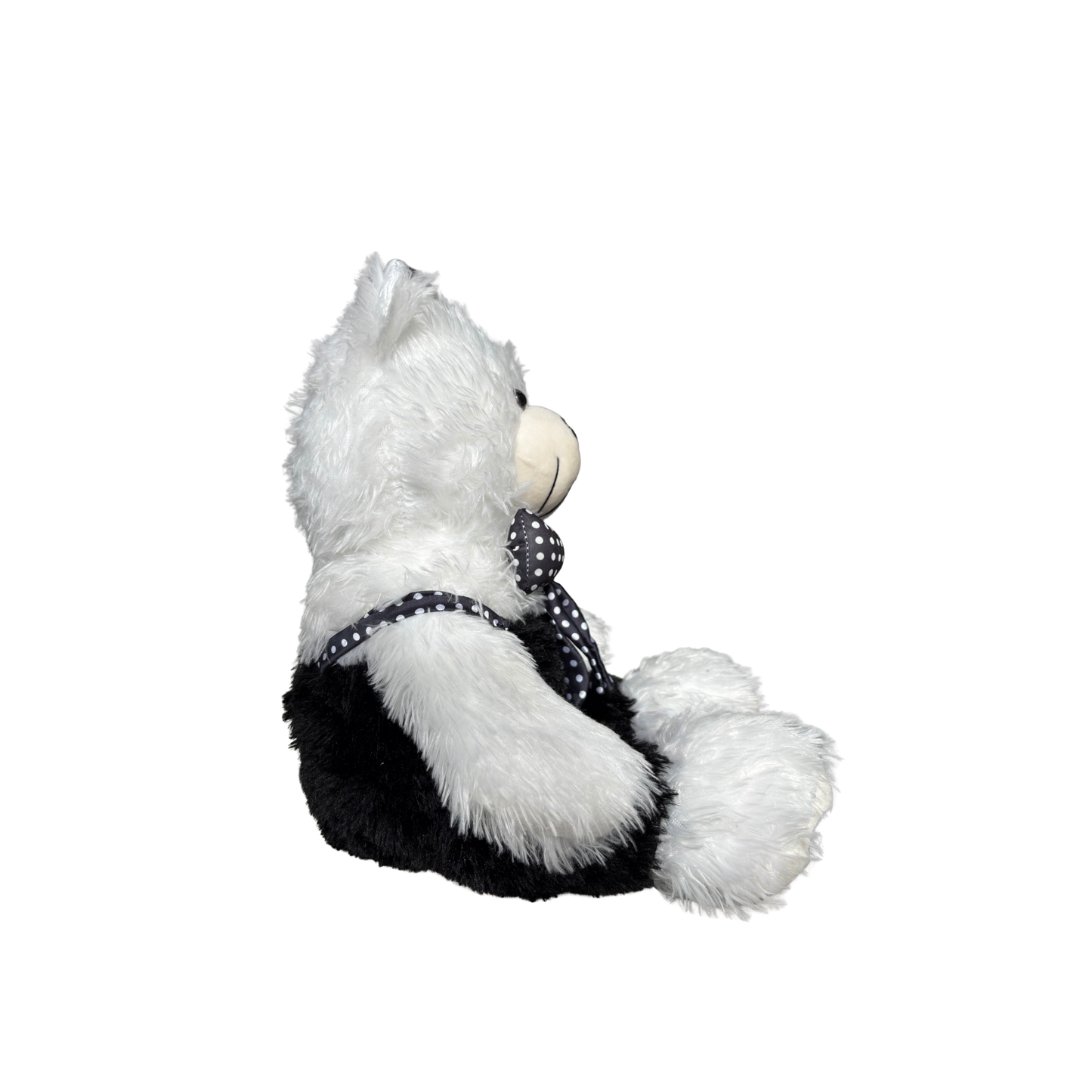 CLASSIC TEDDY BEAR WITH POLKA BOW - 52 CMS