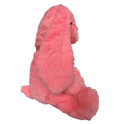 PINK PLUSH BUNNY SOFT TOY WITH SATIN BOW – 36 CM