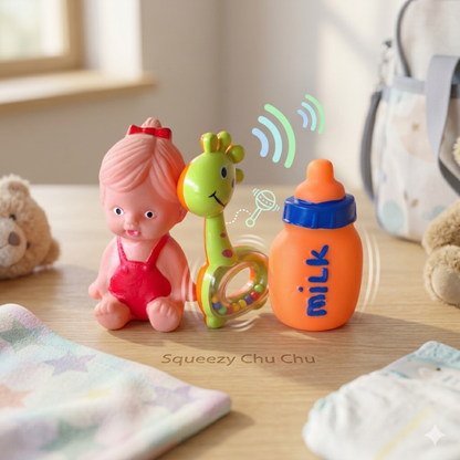 Baby Chu Chu + Rattle Toy (Set of 3)