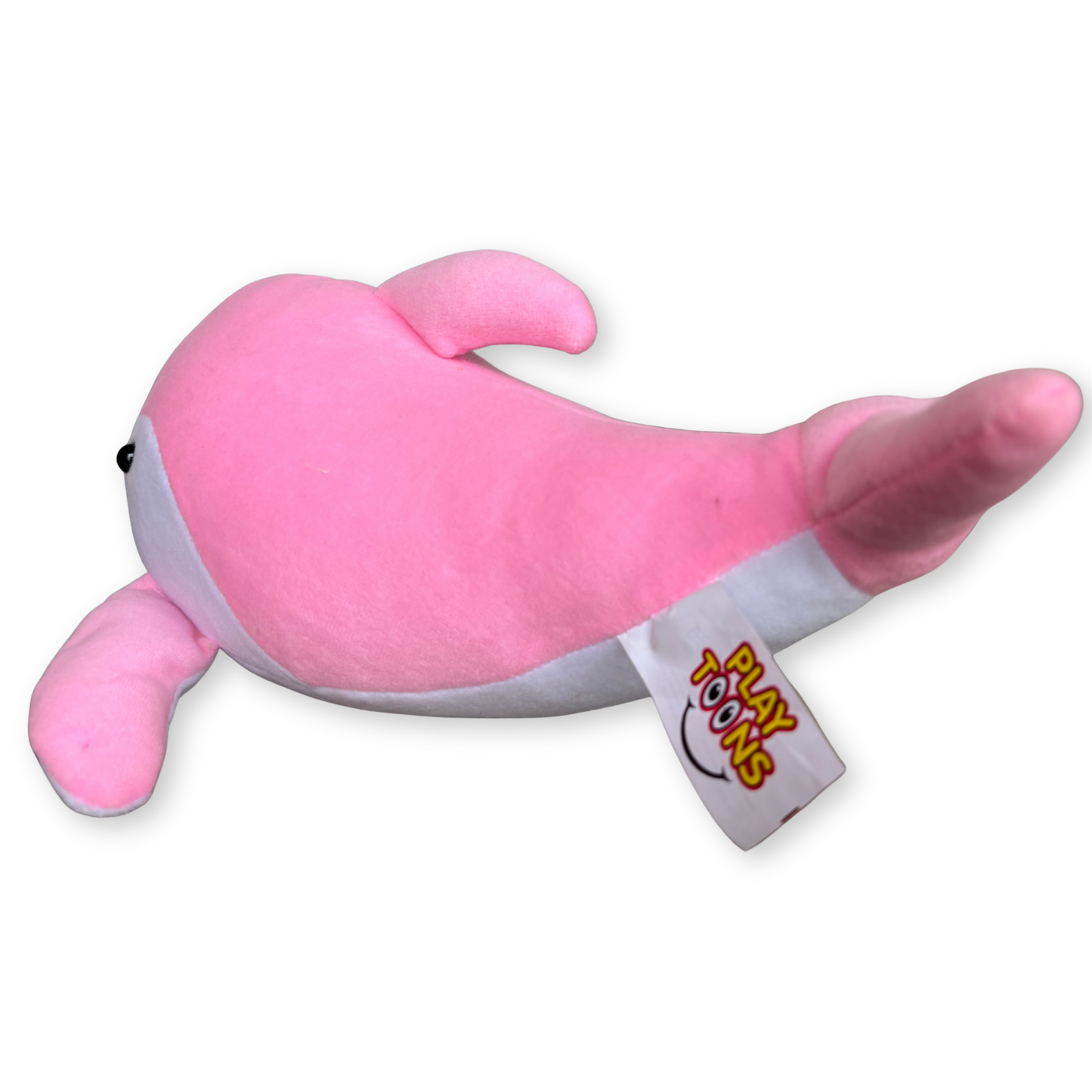 PINK DOLPHIN SOFT TOY - 25 CMS