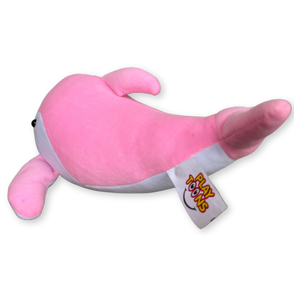 PINK DOLPHIN SOFT TOY - 25 CMS