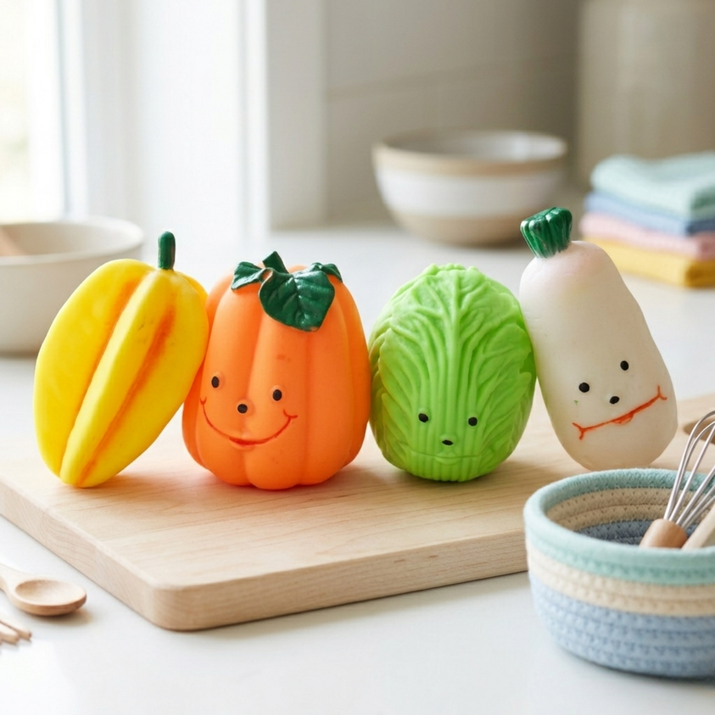 Squeezy Vegetable Chu Chu Toy (Set of 3)