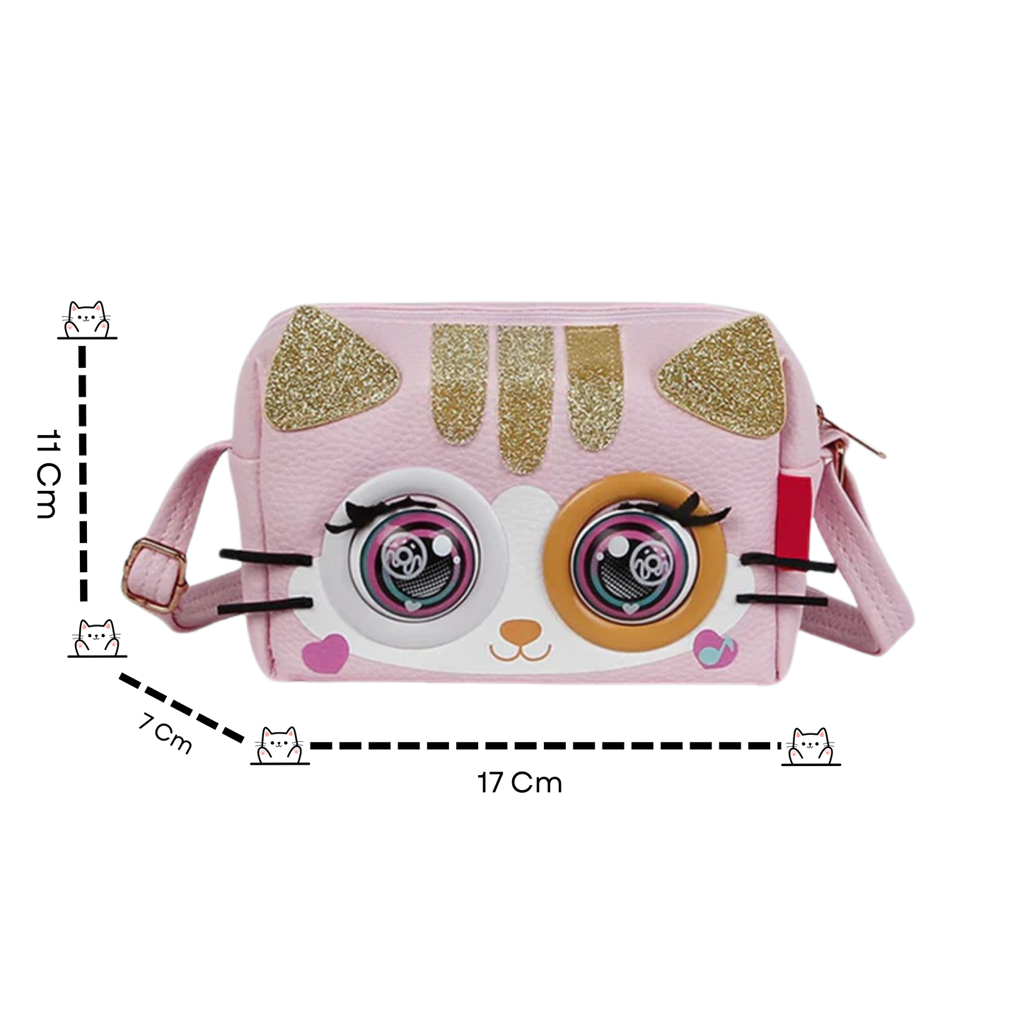 WINKING ELF SHOULDER BAG - CAT