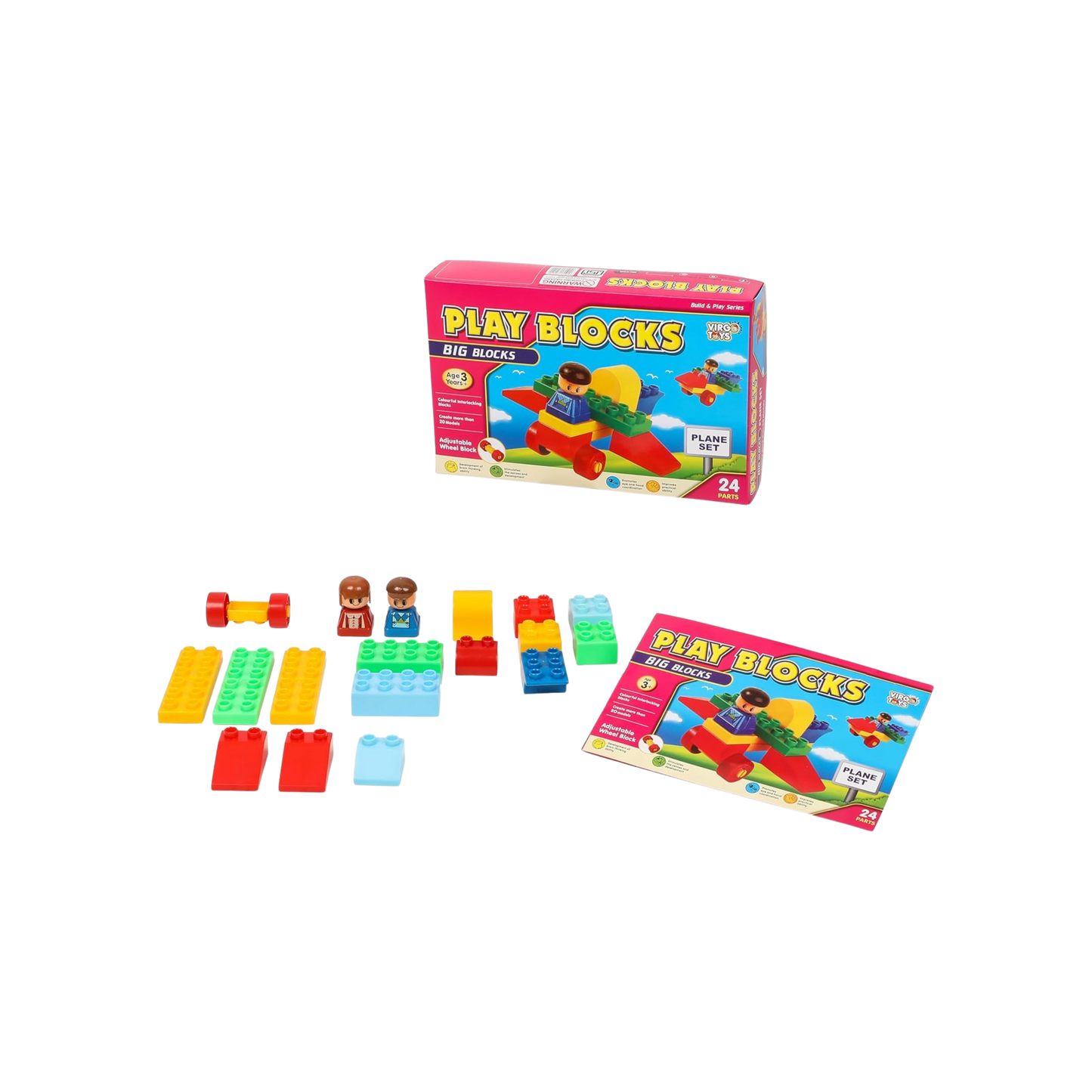 PLAY BLOCKS - PLANE SET