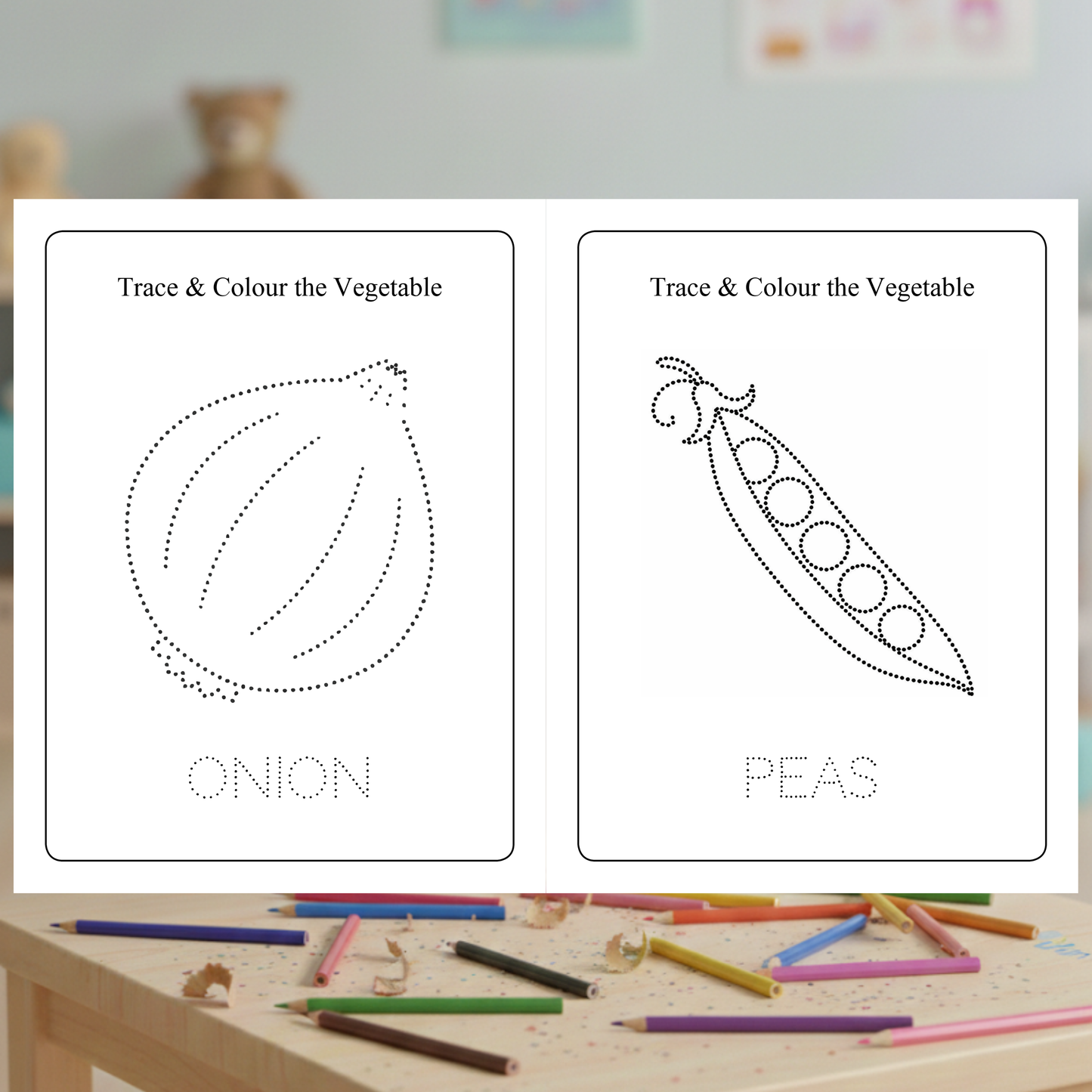 MY FIRST VEGETABLE TRACING BOOK