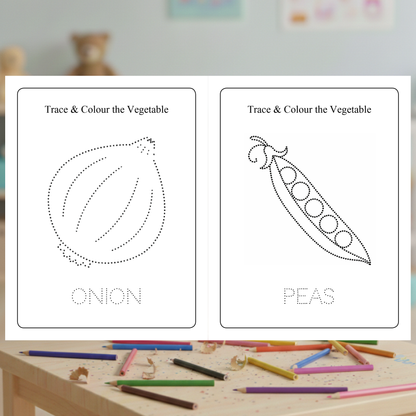 MY FIRST VEGETABLE TRACING BOOK
