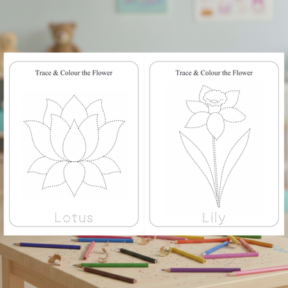 MY FIRST FLOWERS TRACING BOOK