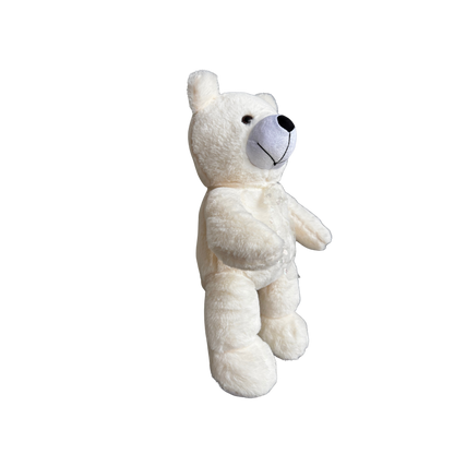 CLASSIC WHITE TEDDY BEAR - 50 CMS