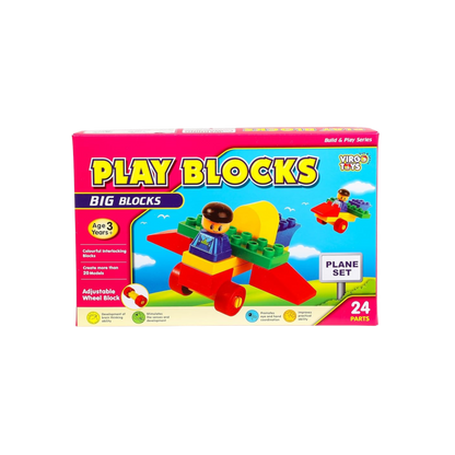 PLAY BLOCKS - PLANE SET