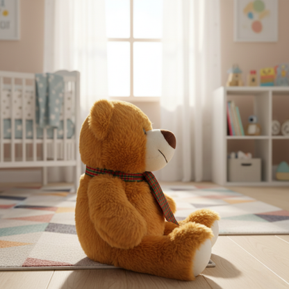 CLASSIC TEDDY BEAR WITH BOW - 29 CMS