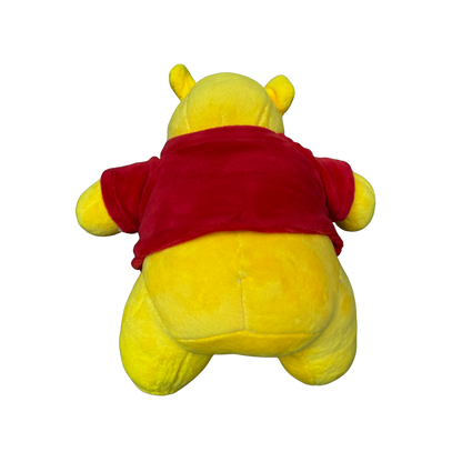 YELLOW BEAR WITH RED SHIRT - 30 cms