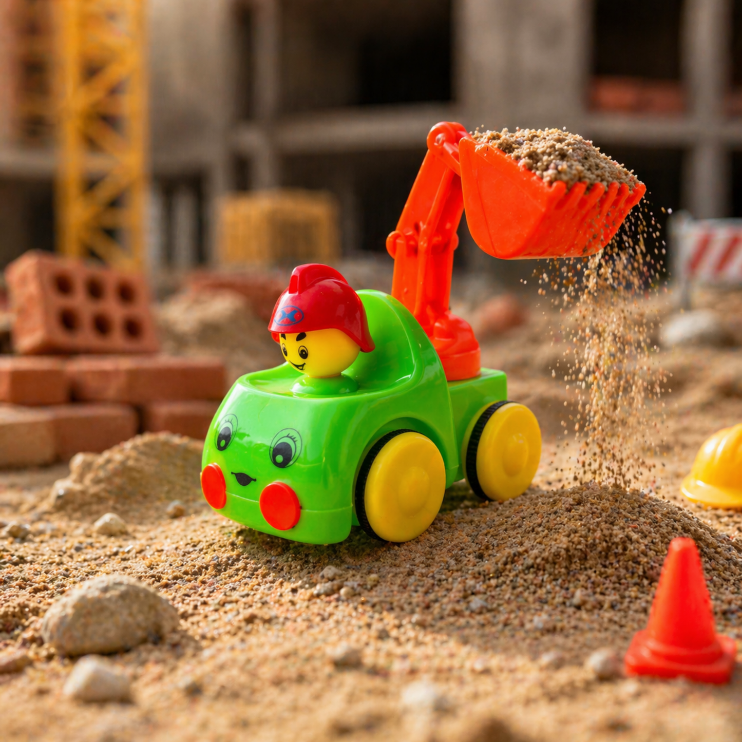 CARTOON DUMP TRUCK TOY