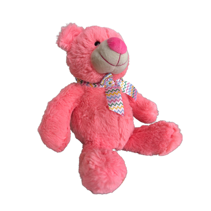 PINK TEDDY BEAR SOFT TOY – 29CM