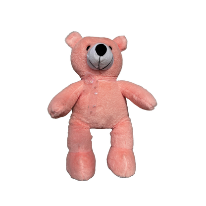 PEACH PINK TEDDY BEAR - 47 CMS